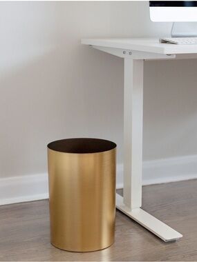 Pottery Barn Metalla Trash Can